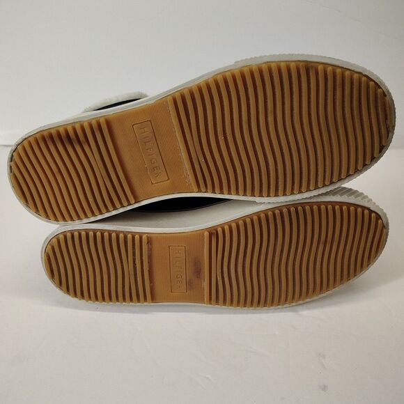 Tommy Hilfiger Women's Size 9.5 M Blue Faux Suede Platform Saveri Sneaker - Picture 8 of 13